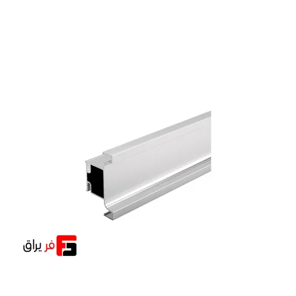 دستگیره شاخه‌ای مخفی کمدی U دو طرفه ملونی کد 7004 (شاخه 2.7 متری) – رنگ‌های کروم و شامپاینی