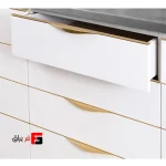 دستگیره شاخه‌ای ملونی مدل 7018 Viana رنگ طلایی (سایز 15، 20، 30، 40، 45، 50، 60، 70، 80 و 90 سانتی‌متر)