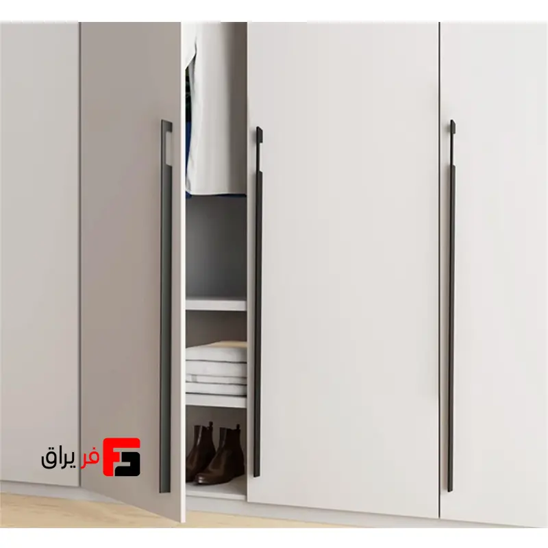 دستگیره شاخه‌ای ملونی مدل ML400 (رنگ مشکی خشدار، سیلور خشدار، طلایی خشدار) سایز 1000 میلی‌متر