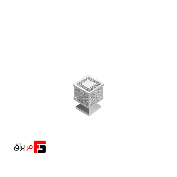 دستگیره کمد و کابینت ملونی مدل ML392 کروم و مشکی مات و آب طلا سایز Knob