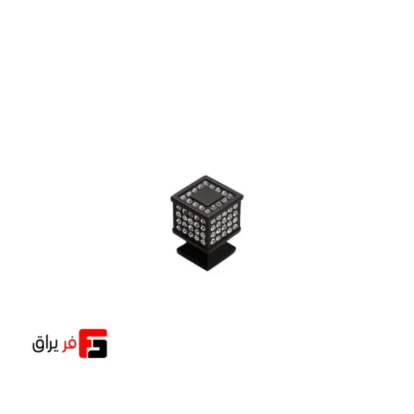 دستگیره کمد و کابینت ملونی مدل ML392 کروم و مشکی مات و آب طلا سایز Knob