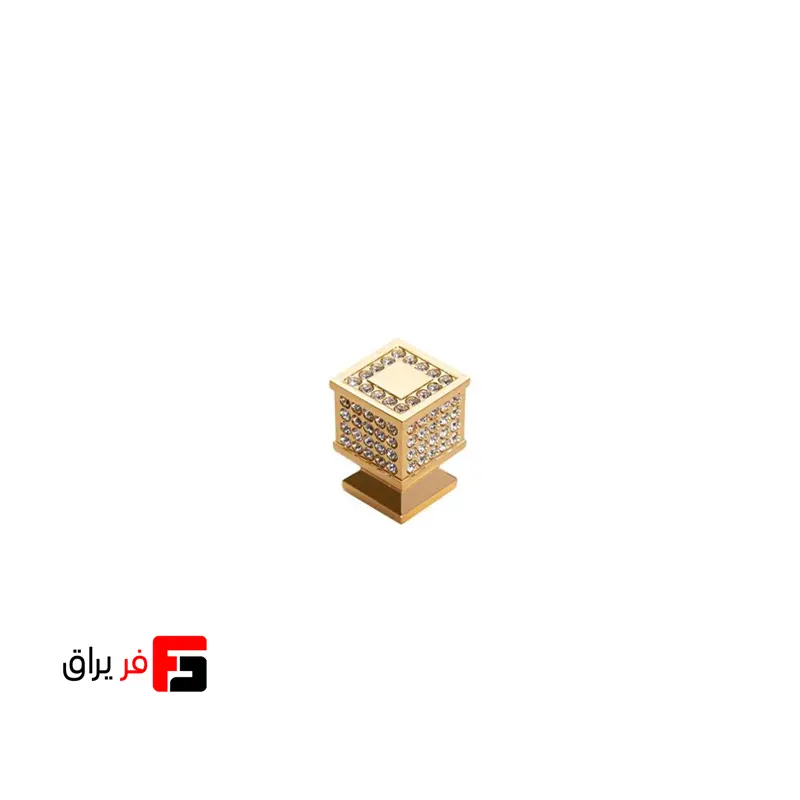 دستگیره کمد و کابینت ملونی مدل ML392 کروم و مشکی مات و آب طلا سایز Knob