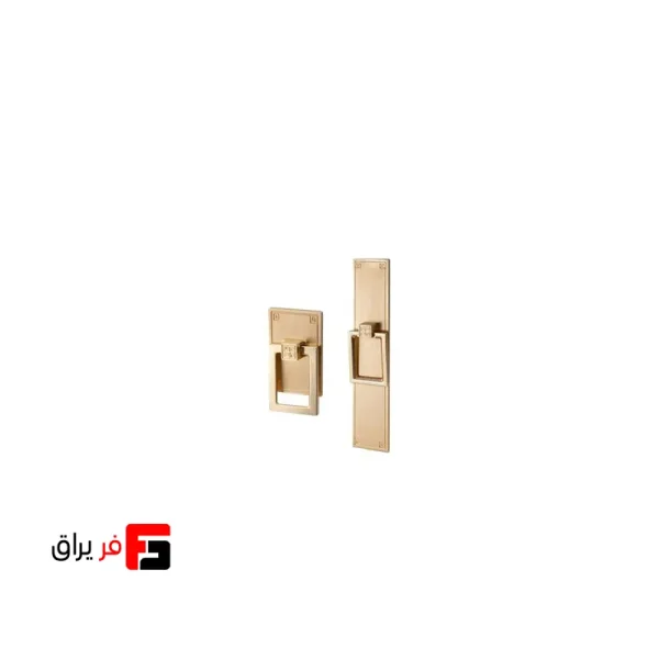 دستگیره کمد و کابینت ملونی مدل ML398 طلایی خشدار سایز 3.2 و 12.8 سانتی متری
