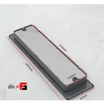 دستگیره کمد و کابینت ملونی مدل ML402 رنگ کروم خشدار و دودی ومسی و طلایی خشدار سایز 12.8 سانتی متری
