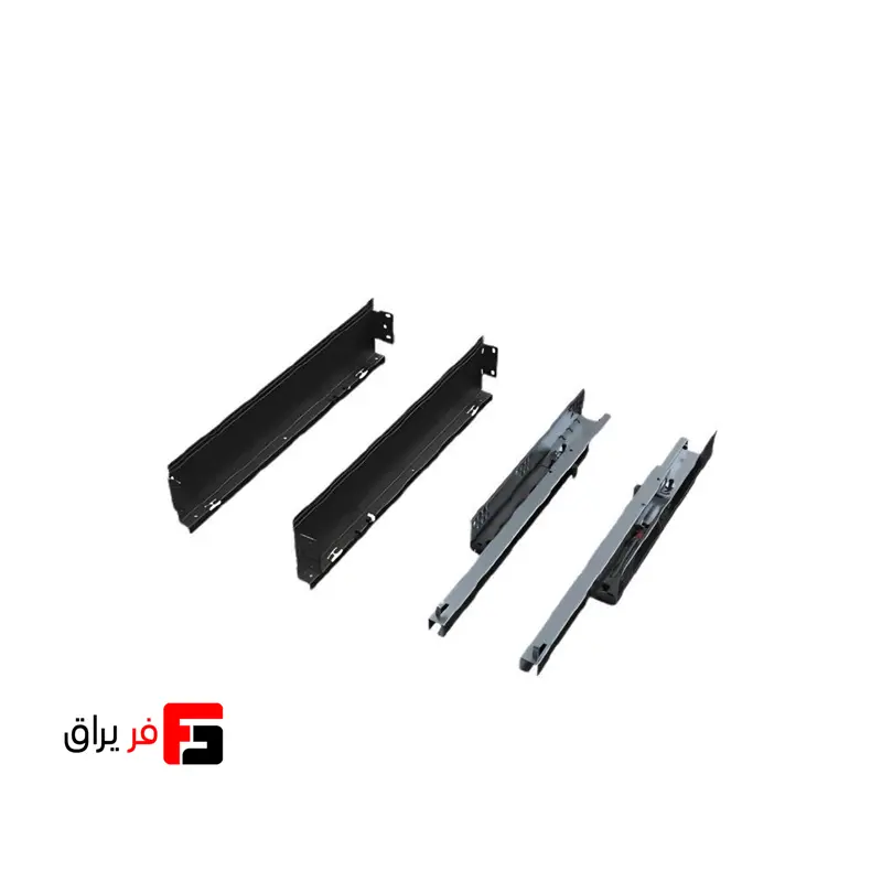 ریل بدنه دار اولترا اسلیم آرام بند کوتاه 35 کیلوگرمی طوسی 3D ملونی مدل 5050 سایز 30 تا 45 سانتی‌متر