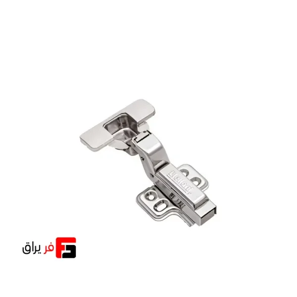 لولا کلیپس‌ دار 107 درجه آرام‌بند فنردار پایه ساده توکار استیل ملونی مدل 4048