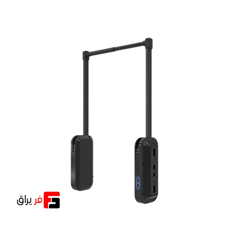 لیفت برقی رگال آسانسوری لباس با کنترل صوتی (Voice Control) برند ملونی کد 8042 رنگ طوسی (سایز 60 تا 80 سانتی‌متر – تحمل وزن 15 کیلوگرم)