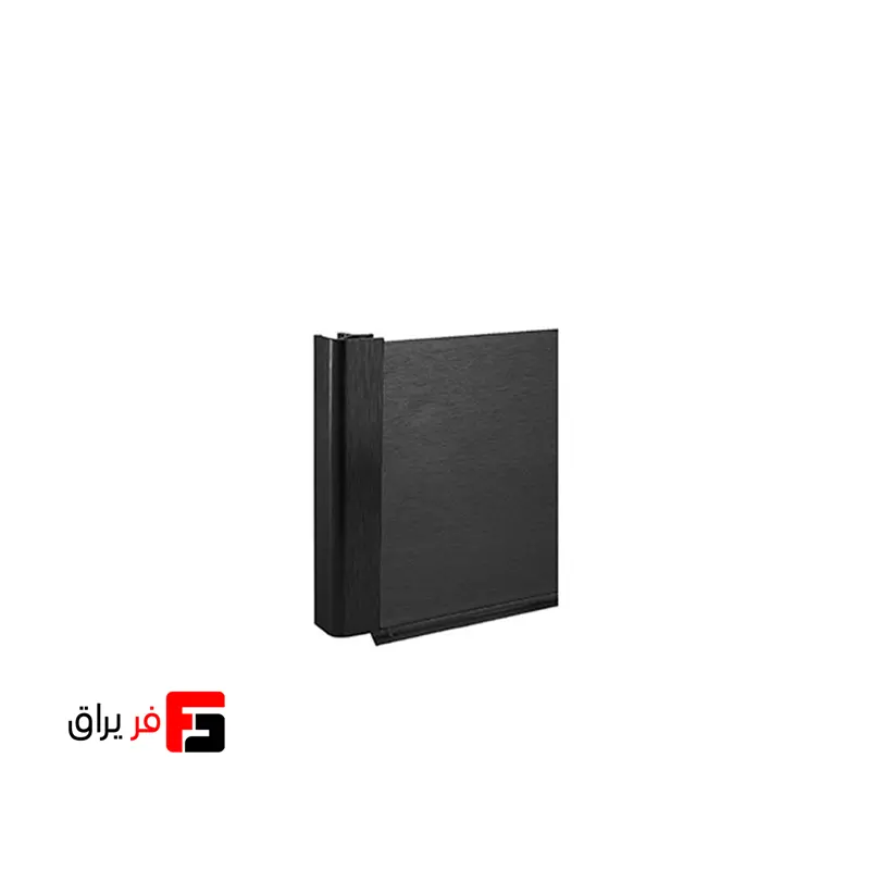 پاخور PVC ملونی کد 7054 (شاخه 4 متری) – ارتفاع 10 و 15 سانتی‌متر – رنگ‌های مشکی و سیلور