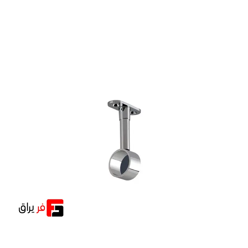پایه سقفی لوله گرد 25 قابل رگلاژ بسته رنگ مشکی و کروم و زیتونی و طلائی ملونی مدل 1062
