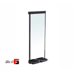 آینه ریلی کمدی و جای زیورآلات یونی‌هوپر WS3103 موکا