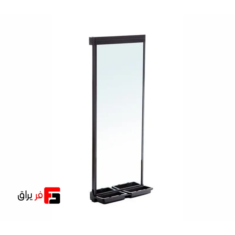 آینه ریلی کمدی و جای زیورآلات یونی‌هوپر WS3103 موکا