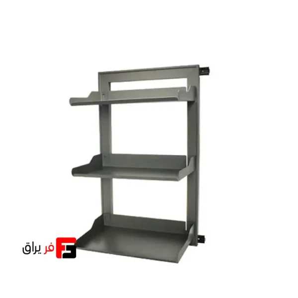 جای البسه و کفش ۳ طبقه ریلی یونی هوپر ۸۰۲۴ موکا
