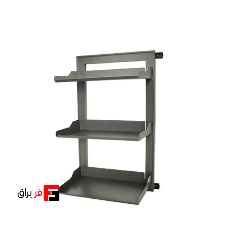 جای البسه و کفش ۳ طبقه ریلی یونی هوپر ۸۰۲۴ موکا