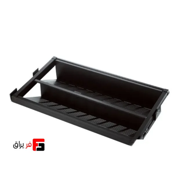جای کفش ریلی فلزی یونی‌هوپر مدل مشبک (۶۰ و ۹۰ سانتی) رنگ موکا