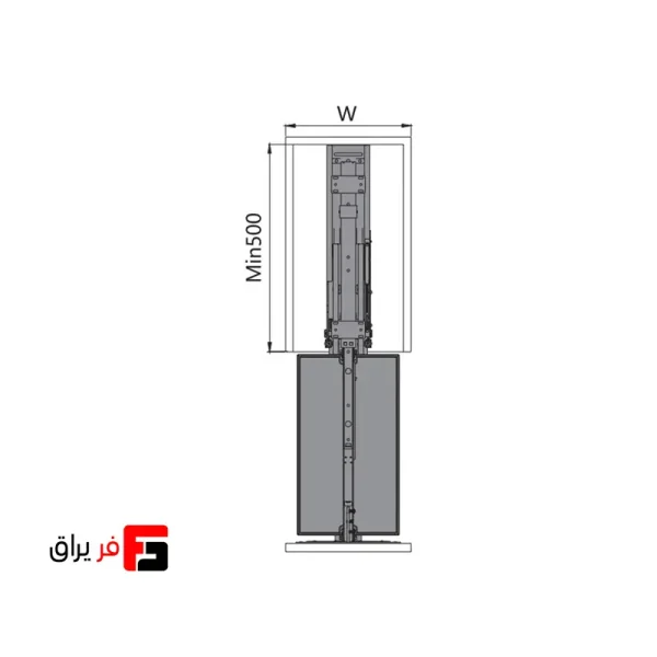 سوپر ایستاده کابینت یونی هوپر WB1205S.GG سری Mona