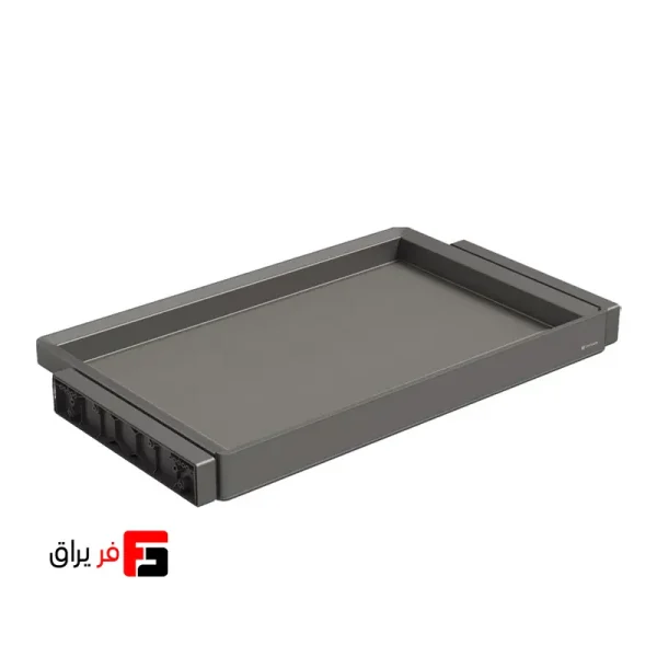 طبقه چرمی ریلی آرام‌بند یونی‌هوپر کد WS4183S.GG رنگ طوسی (عرض ۶۰ و ۹۰ سانتی‌متر)