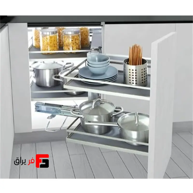 مجیک کرنر کابینت زمینی آرام بند نانو کوتینگ ملونی WB2106