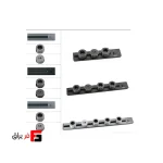 پریز توکار ریلی Track Socket ملونی کد 600-10070، ۳ سوکت و USB