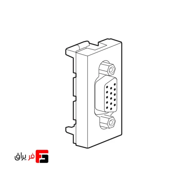 سوکت تک ماژول VGA ملونی کد 10164 (پورت 9 پین)