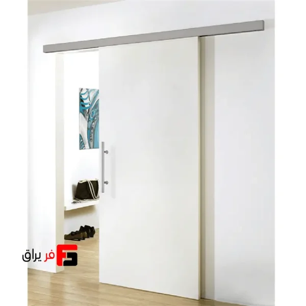 مکانیزم تک درب آویز کشویی آرام بند ملونی کد Hang Ceiling (ریل ۳ متری)