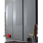 مکانیزم کمد ریلی تاپ لاین روکار سه درب با آرام بند وسط ملونی کد 11014 (ریل ۳.۶ متری)