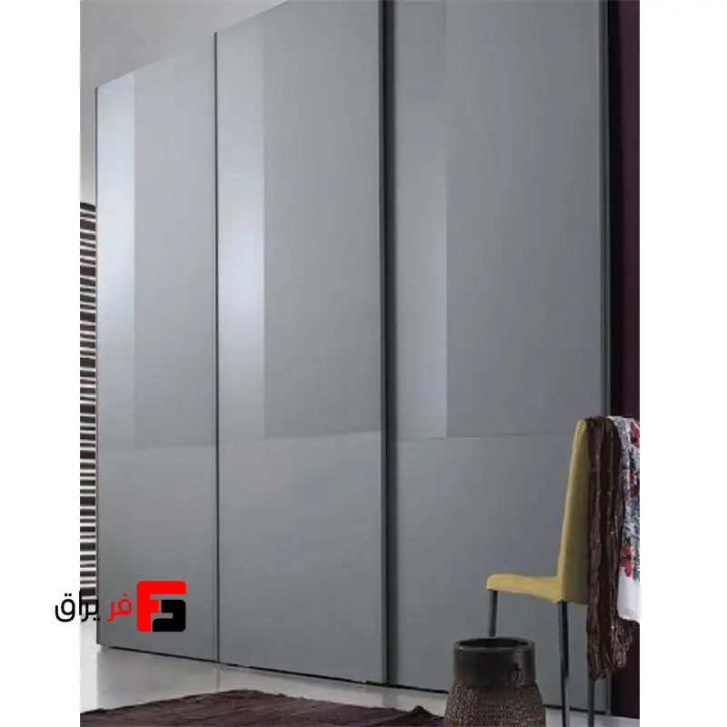 مکانیزم کمد ریلی تاپ لاین روکار سه درب با آرام بند وسط ملونی کد 11014 (ریل ۳.۶ متری)