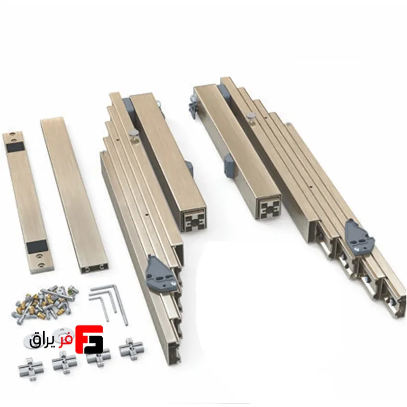 میز Fermo ریلی قفل‌دار پایه جمع‌شونده ملونی کد 9260