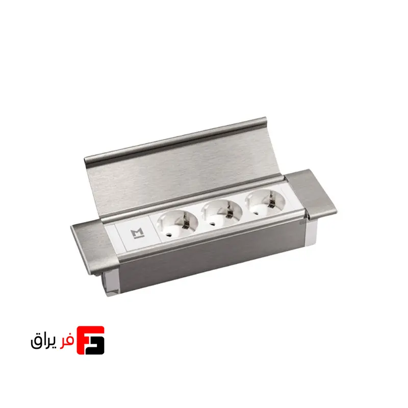 پریز Slim توکار ملونی کد 10100 سه سوکت