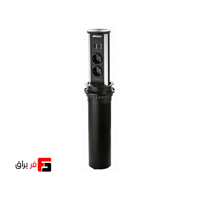 پریز آسانسوری شارژر وایرلس ملونی کد 10066 با LED و USB فست شارژ