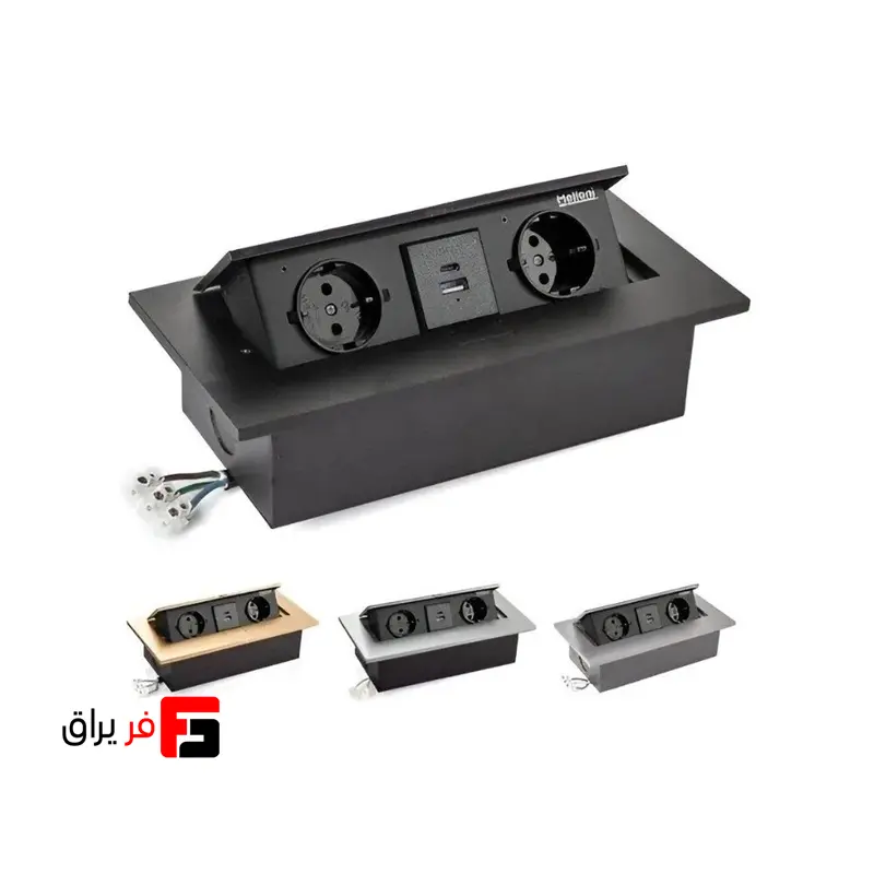 پریز توکار USB شارژر فست شارژ ملونی 10017
