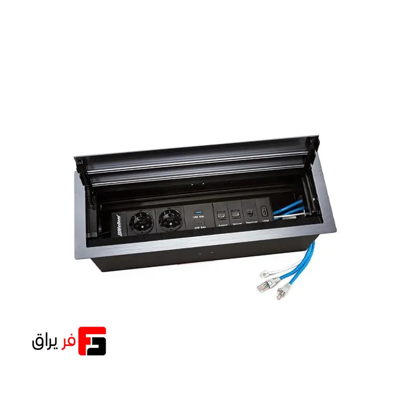 پریز توکار دوطرفه ملونی 10062 فول پورت
