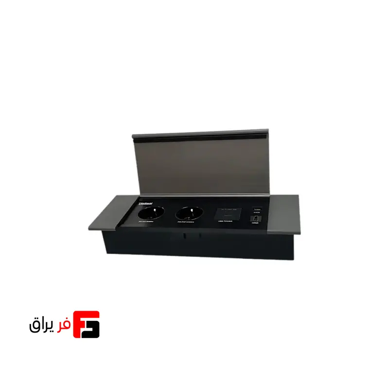 پریز توکار ملونی 10108 با USB، Cat-6 و HDMI