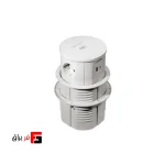 پریز توکار ملونی 10110 سه سوکت با شارژر وایرلس